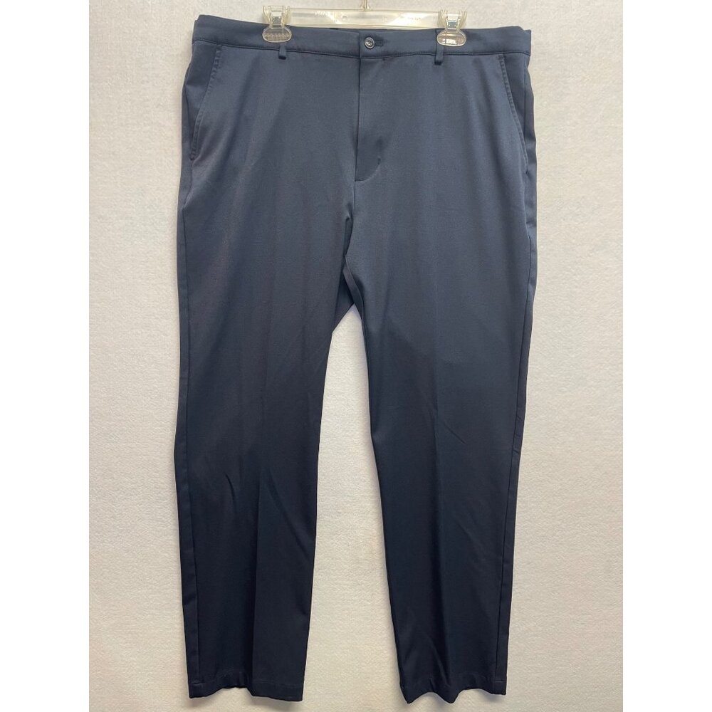 Greg Norman Mens 38X32 Navy Blue Performance Classic Dress Golf Pants Stretch